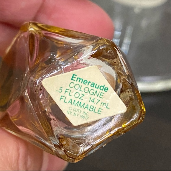 Vintage Coty Emeraude Cologne .5 fl oz 14.7ml - Picture 5 of 5